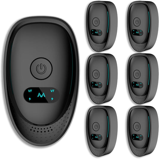2025 Upgraded Ultrasonic Repellent Indoor, Mouse Traps Insert Plug in, Pest Control Repellent Ant,Roach,Rodent, Mouse, Bugs, Mosquito, Spider, for Home, Office, Warehouse 6 Packs