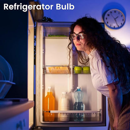 Warm Light Bulbs, Full Spectrum Light Bulb 2700K LED Lightbulbs G45 Soft White Grow Small E26 Refrigerator 5W Eq 40W Appliance for Home, Plant, Freezer, Lamp (1 Warm White Bulb)