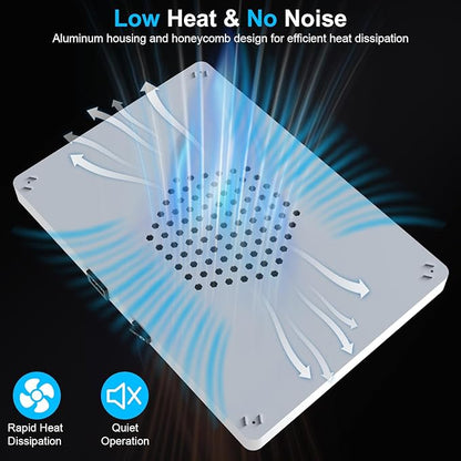 Remote Control LED Grow Light for Indoor Plants, Full Spectrum Plant Light for Indoor Growing with 3 Lighting Modes, Stepless Dimmable Hanging Grow Lights with High Yield Diodes for Seedlings Veg