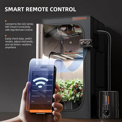 Spider Farmer 5L Smart Humidifier and SF4000 Grow Light