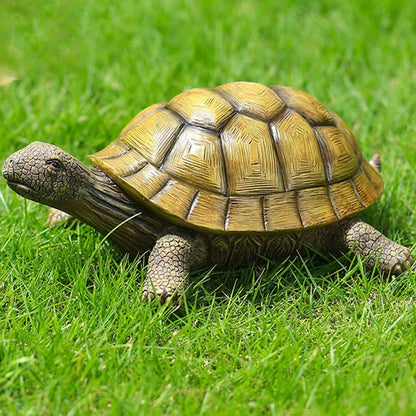 Turtle Garden Statue,Outdoor Decoration for Backyard/Patio/Pond/Lawn,Indoor Tortoise Figurine Sculpture Colloction for Floor or Tabletop