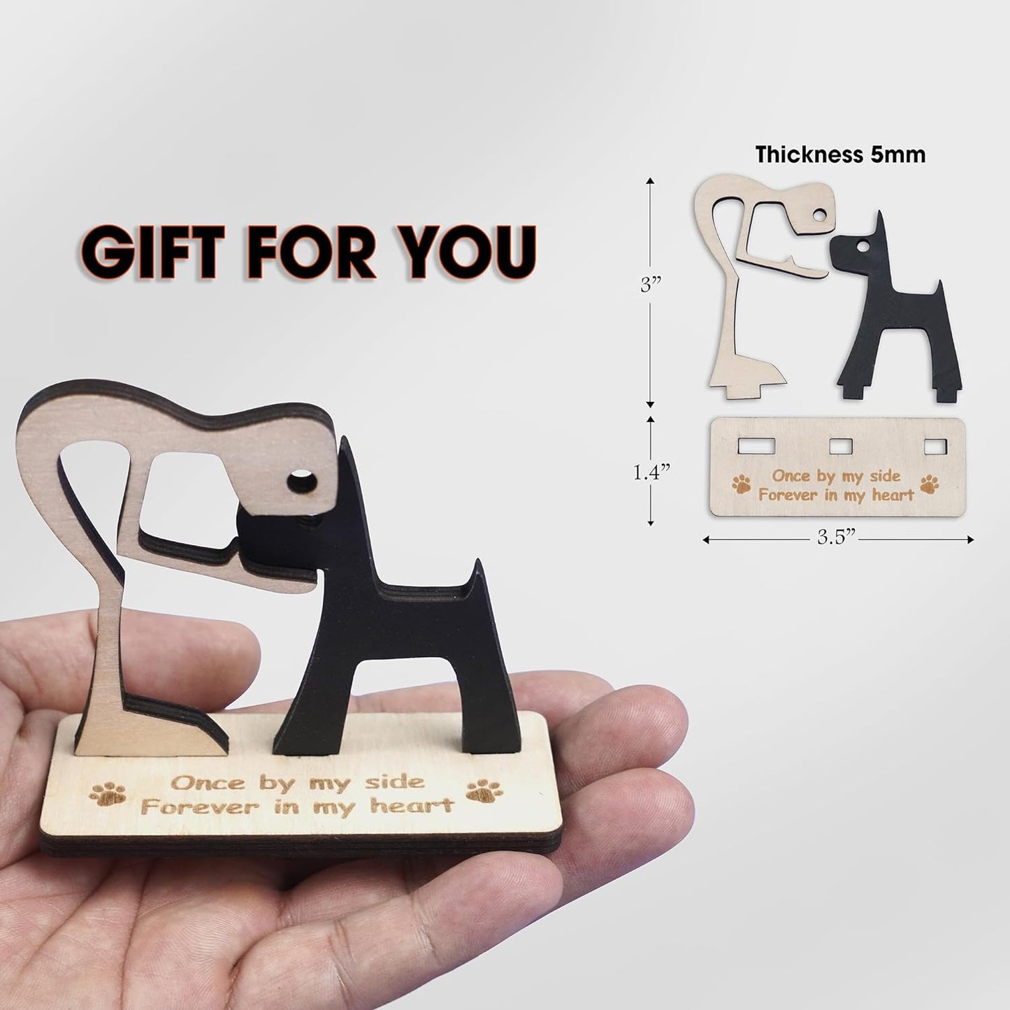 Personalized Dog Memorial Suncatcher, Heart Shape Custom Name Sympathy Ornament Window Car Hanging, Loss of Pet Death, in Loving Memory Gift, Dog Ornaments by Breed for Pet Lovers