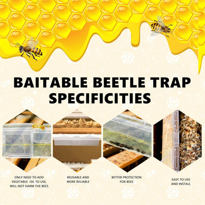 10 Pack Small Reusable hive Beetle for bee Hives Beetle Blaster SHB bee hive Beetle Guard Guardian