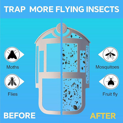 16 Pack Refill Cartridge Compatible with Flying Insect Trap,Replacement 100% Fit