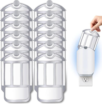12 Pack Refill Cartridge Kit Replacement, Compatible with ZEVO Plug-in Light M364A and Max (12 Pack Refill)
