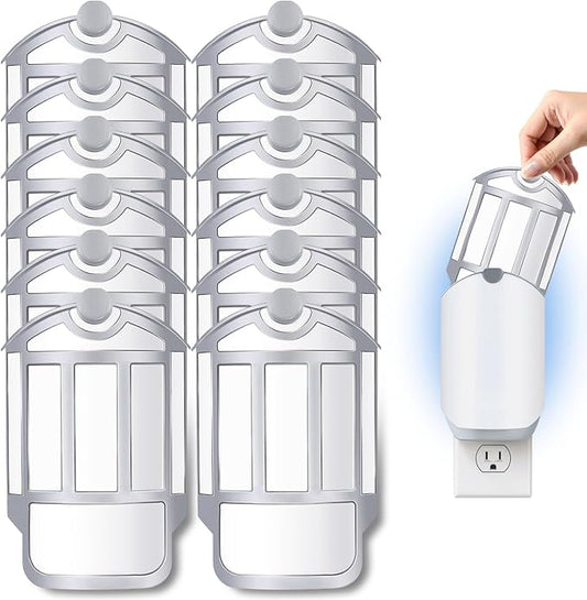 12 Pack Refill Cartridge Kit Replacement, Compatible with ZEVO Plug-in Light M364A and Max (12 Pack Refill)
