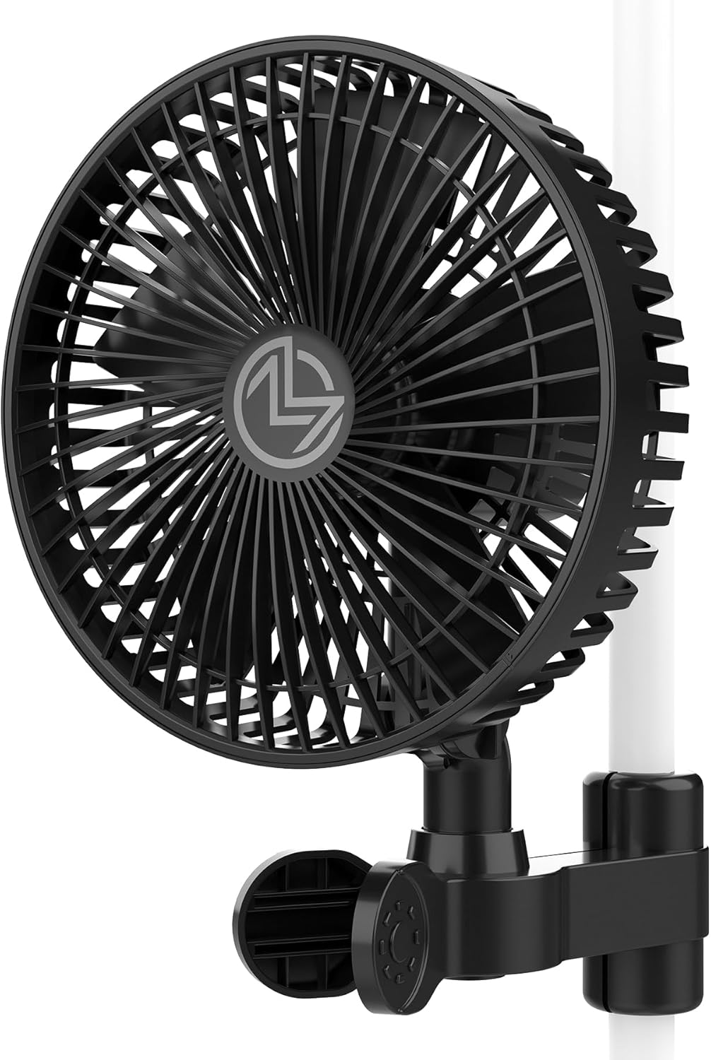 Grow Tent Fan 7 Inch, EC Motor, Link to Smart Controller, Weatherproof IP-44, 4 Speeds Clip On Fan with Quiet Design for Plants, Grow Tent Accessories for Hydroponics Circulation Cooling