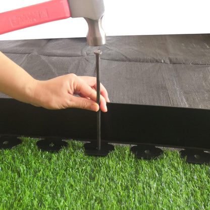 Landscape Edging Kit,20FT Plastic Garden Edging with 25 Stakes,4.5 Inch Tall Lawn Edging for Yard,Lawn,Flower Gardens Border