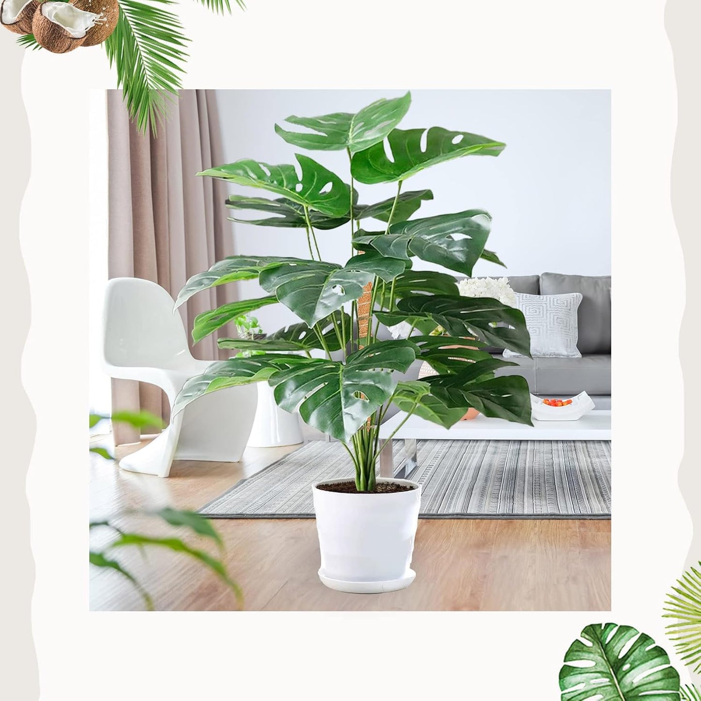 3 Pack Moss Pole, 35.4-Inch Moss Poles for Plants Monstera,Bendable Plant Support Stakes for Climbing Plants Indoor, Garden Trellis Plant Stick for Potted Plants, Pothos Philodendron