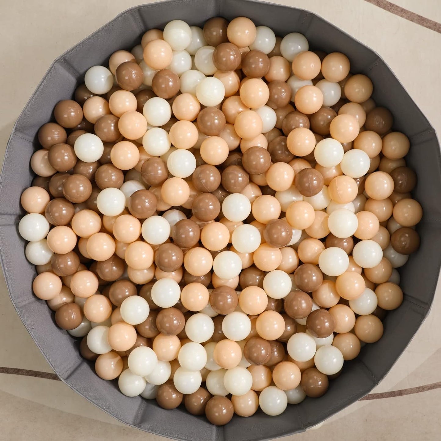 TRENDPLAY Plastic Balls for Ball Pits - Hollow Balls- Safe and Exciting Playtime - Perfect for Baby Pools, Birthday Party Decoration