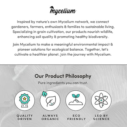 Mycelium Gourmet Mushroom All-in-One Bag - Premium Organic 10LB Blend of Alder & Soy Hull Substrate with Sterilized Milo Grain - Perfect for Variety of Wood-Loving Mushrooms - Home Growing Made Easy