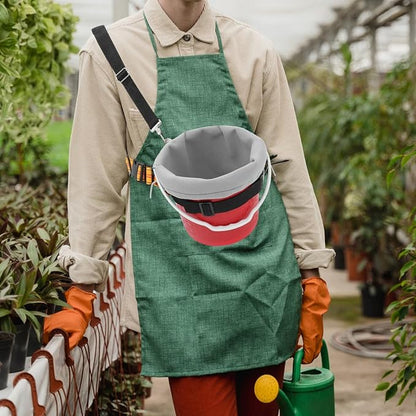 Portable Fruit Picker Basket with Adjustable Strap, Fruit Picker Pole Tool for Harvesting Cherries Blueberries and Tomatoes