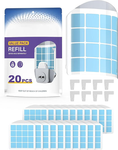 20 Pack Refill Cartridge Kit, Compatible with ZIVO Plug-in Light M364 and Max, Replacement Fit for Z3VO, Easy to Replace (20 Pack)