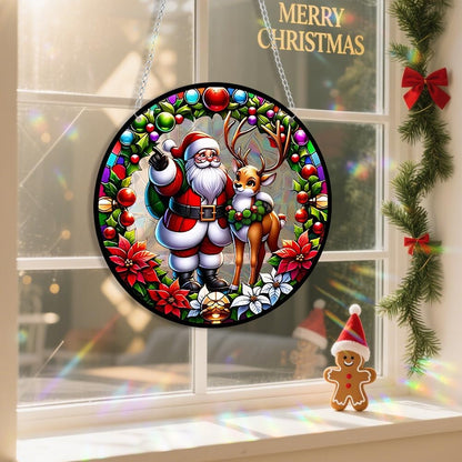 Sun Catchers Indoor Window, Acrylic Rainbow Suncatcher Window Hanging Decoration for Living Room Bedroom Summer Home Balcony Ornaments Decoration