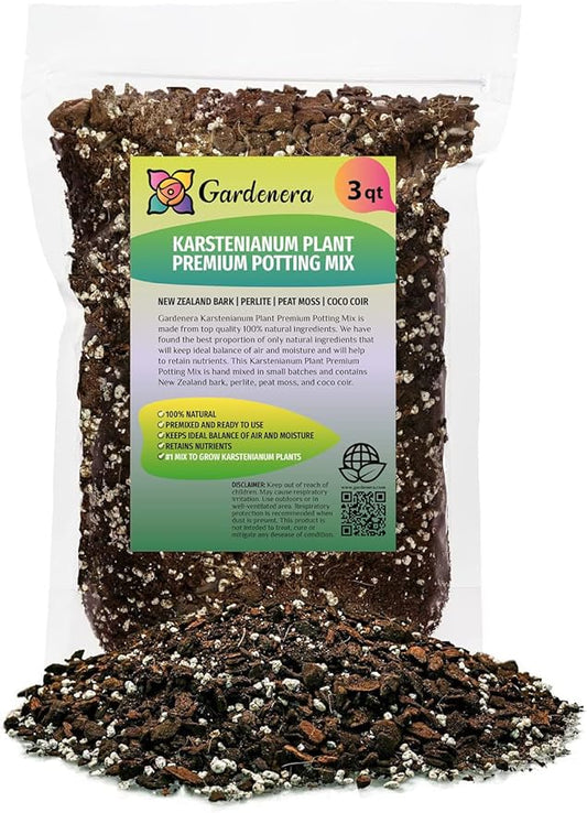 Monstera Peru Plant Soil Mix - Monstera Karstenianum - Expertly Formulated for Strong and Healthy Roots - 3 Quart