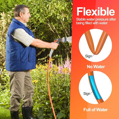 SPECILITE Garden Water Hose 20 ft x 3/4 in with Female to Female Connector, Small Leader Hose for Hose Reel, Heavy Duty, Flexible & Lightweight, Water Pipe, Outdoor Water Hose Extension Adapter