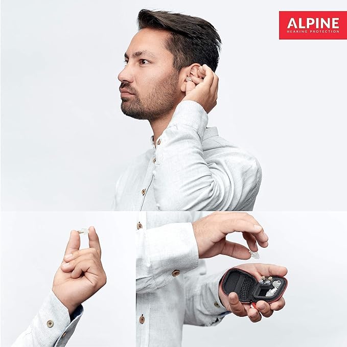 Alpine MusicSafe Pro - High Fidelity Earplugs for Musicians - 3 Interchangeable Premium Filter
