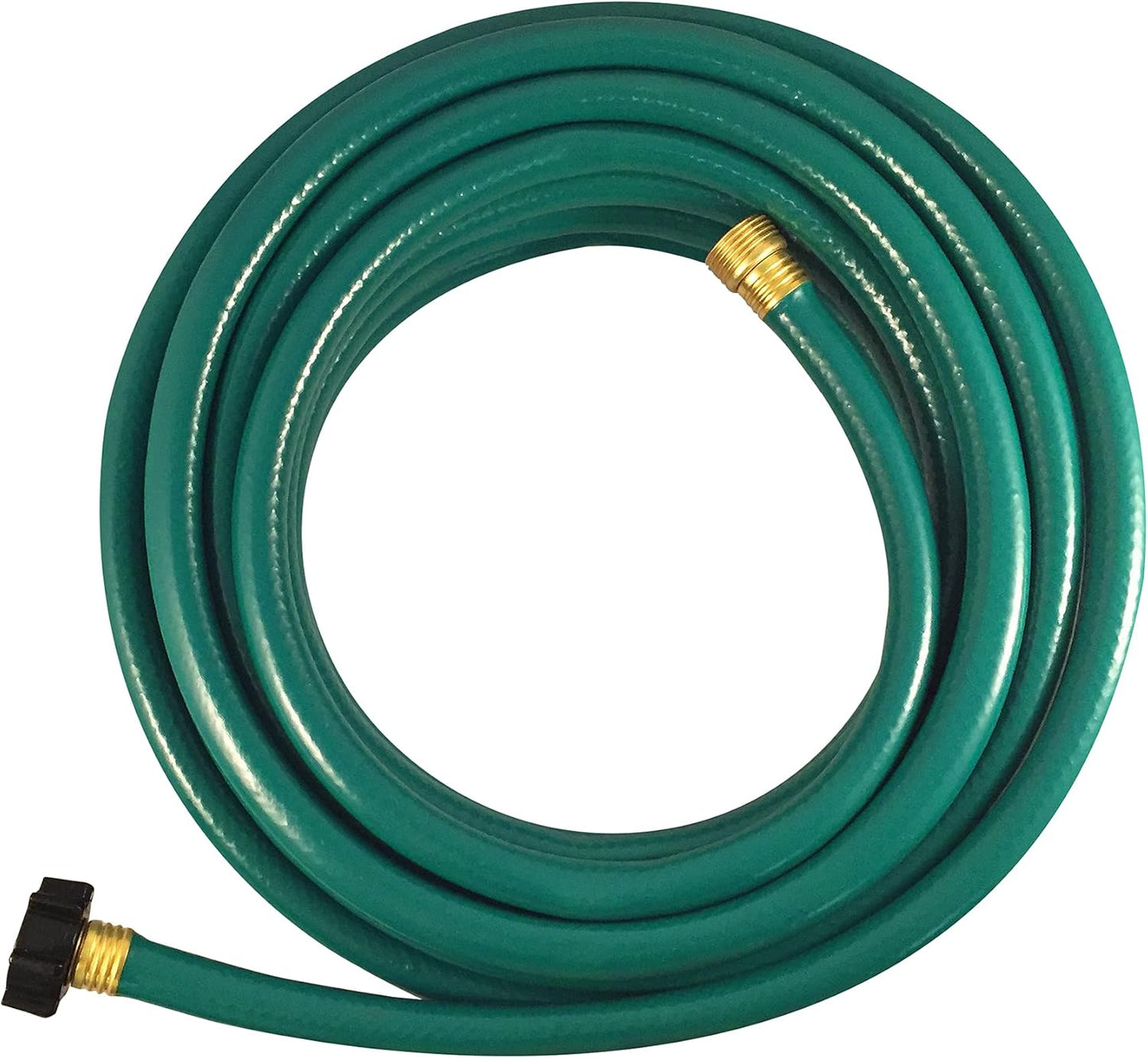 Flexon 1/2" x 75ft Light Duty Garden Hose – Lightweight, Flexible, Kink-Resistant, Durable Vinyl, Leak-Proof Couplings, Weather-Resistant Water Hose for Lawn, Garden, and Outdoor Use
