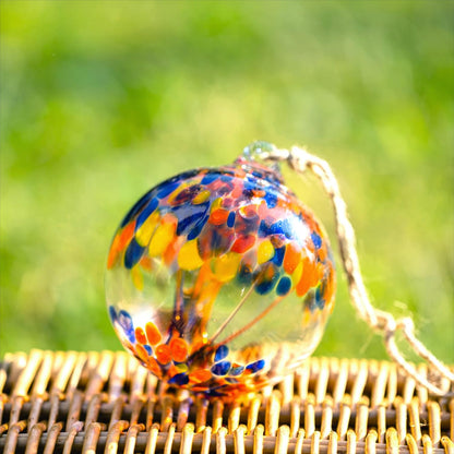 4” Tree of Life Witch Balls, Gazing Balls Hanging Friendship Balls, Hand-Blown Glass Christmas Ornament for Window Outdoor Home Decor, Garden Decoration, Gifts for Women (Muticolor)