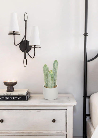 DILATATA 9.8' Small Old Man Cactus Faux Cacti Plant ARTIFICIAL Cactus for Home Garden Office Decor Housewarming Gifts