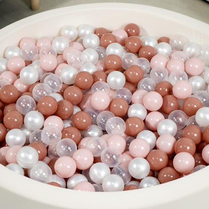TRENDPLAY Plastic Balls for Ball Pits 2.2 Inch, Pack of 50 100 200 500 Hollow Balls, Perfect for Toddler Baby Pools,Party,Festival Decoration