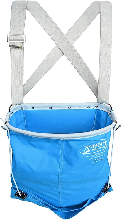 Zenport AG416 Agrikon 44-Pound Fruit Picking Bag, Soft Shell, Harvest Apple/Citrus,Blue