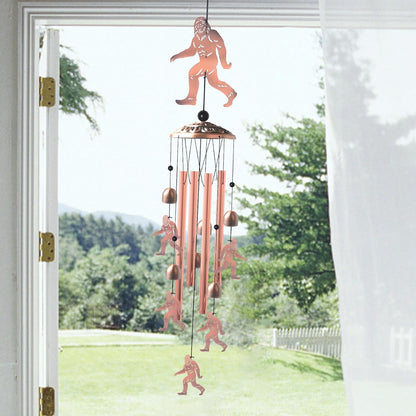 Handmade Bigfoot Wind Chime - Unique Wind Chimes for Outside Clearance, Garden Gift for Yard Decorations Outdoor, Perfect for Mom, Kids Meditation Lovers - Nursery, Patio Garden Decor