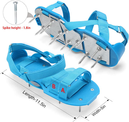 Lawn Aerator Shoes for Grass - Pre-Assembled Grass Aerator Shoes for Lawn - Soil Yard Aerator Tool for Aerating Patio Garden