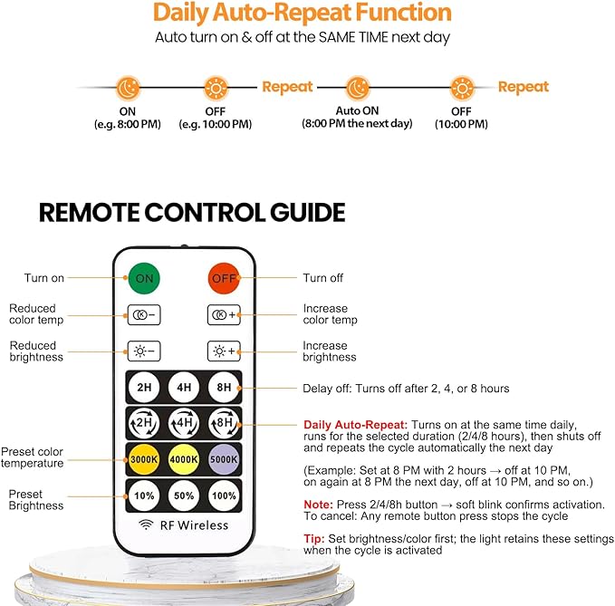 Remote Control Hanging Grow Lights for Indoor Plants, 30W Hanging Plant Light with Auto On/Off Timer, Full Spectrum LED Grow Light 3000K-5000K, Dimmable Plug in Pendant Hanging Lights, Black