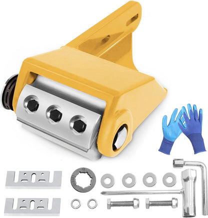 Log Peeler,Log Debarking Tool,Chainsaw Attachment for Wood Debarking,Chainsaw Accessories,Timber Framing Tool,Factory Outlet (Yellow)