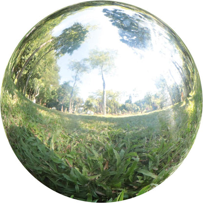 Kesywale Gazing Balls for Garden, Home Outdoor Hollow Sphere Stainless Steel Gazing Globe Mirror Ball (4 Inch)