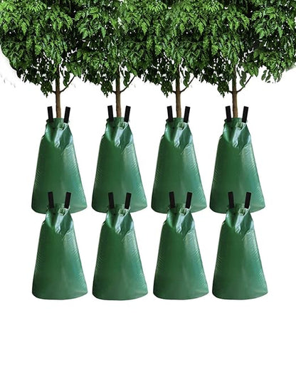 8 Pack Tree Watering Bag - 20 Gallon Slow Release Tree Watering Bag, Tree Automatic Irrigation Bag with Zipper