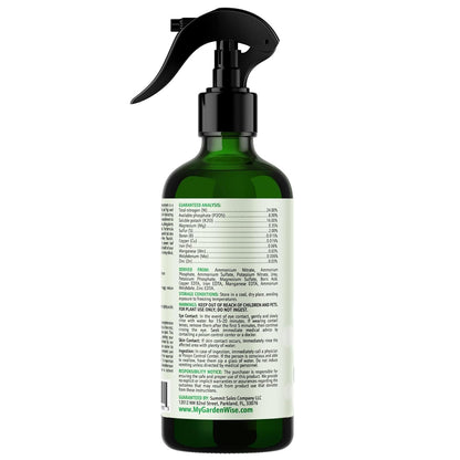 3-1-2 Fiddle Leaf Fig Foliar Spray - Plant Shine & Fertilizer - Premium Spray for Indoor Plants with Essential Nutrients - Fiddle Leaf Fig Plant Food & Fertilizer - Ready-to-Use (16 OZ)