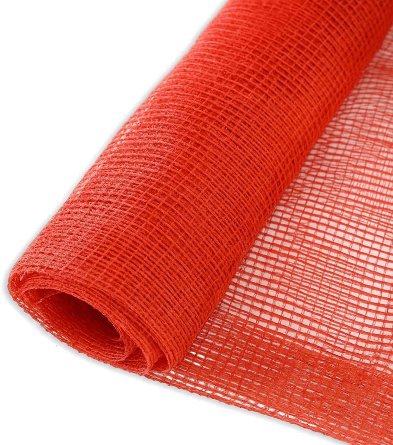 Sandbaggy Fire Resistant Debris & Safety Netting | Orange Construction HDPE Mesh (2, 4 ft x 150 ft)