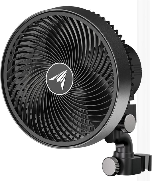 AC Infinity CLOUDRAY S9, Grow Tent Clip Fan 9” with Redesigned Long-Life EC Motor, Custom 10