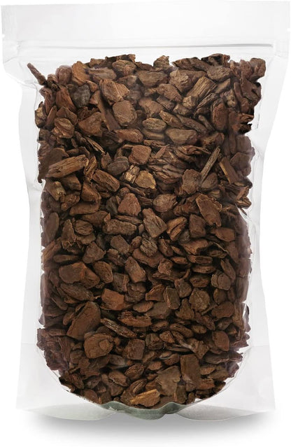 Premium Grade New Zealand Pinus Radiata Bark by Gardenera - Organic Hand Mixed New Zealand Pine Bark for Orchids - Medium Chips 9-12mm - 5 Quart