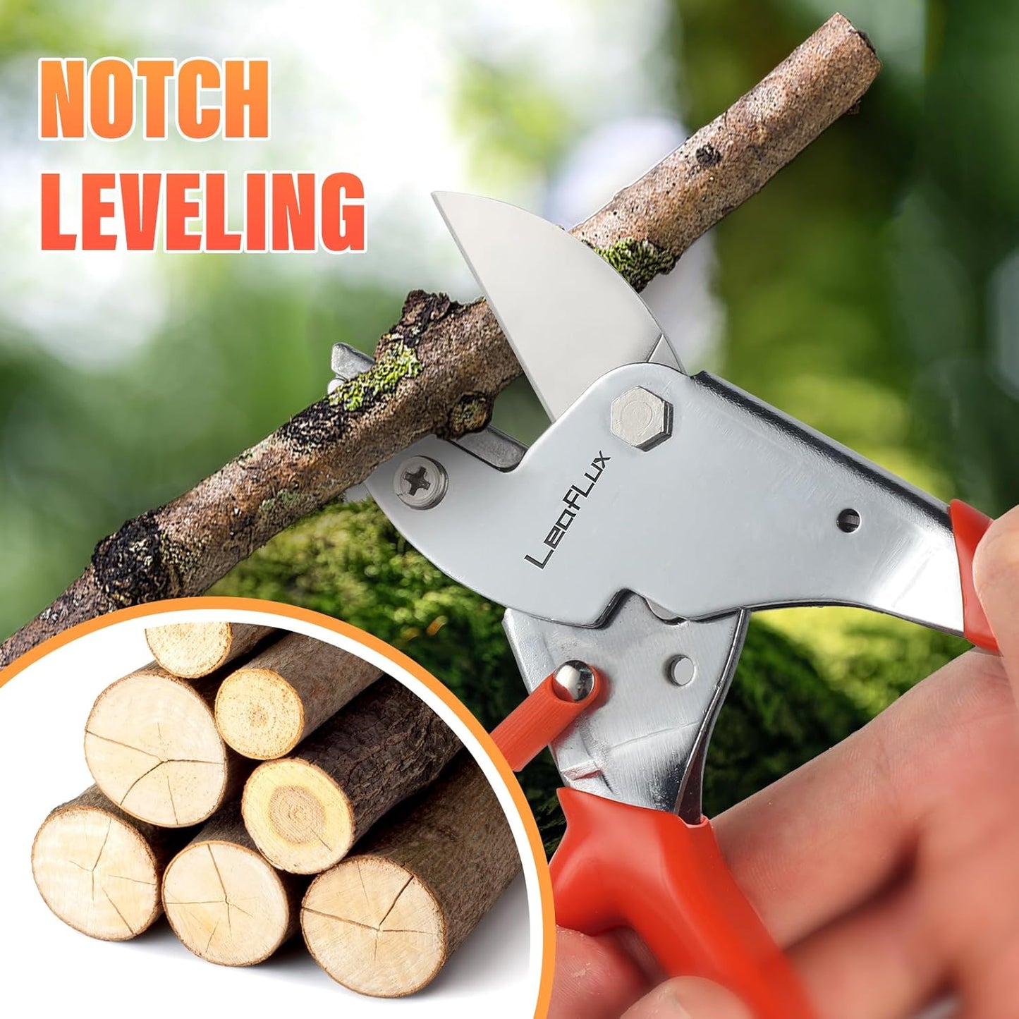 7" Professional Anvil pruner with SK-5 Blades, Best for Dry, Dead Stems & Branches, Plastic, Rubber.Gardening Clipper ，Cut-Multi-Purpose handheld shears for Industry & Crafts|LFXP1107