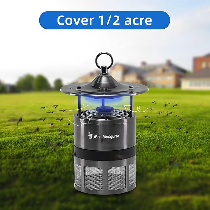 MM400 Trap + MAXTTRAC Lure: Premium Quality snags Mosquitoes, gnats, midges Across ½ Acre—3-Year Guarantee, Lures Blood-Suckers efficiently