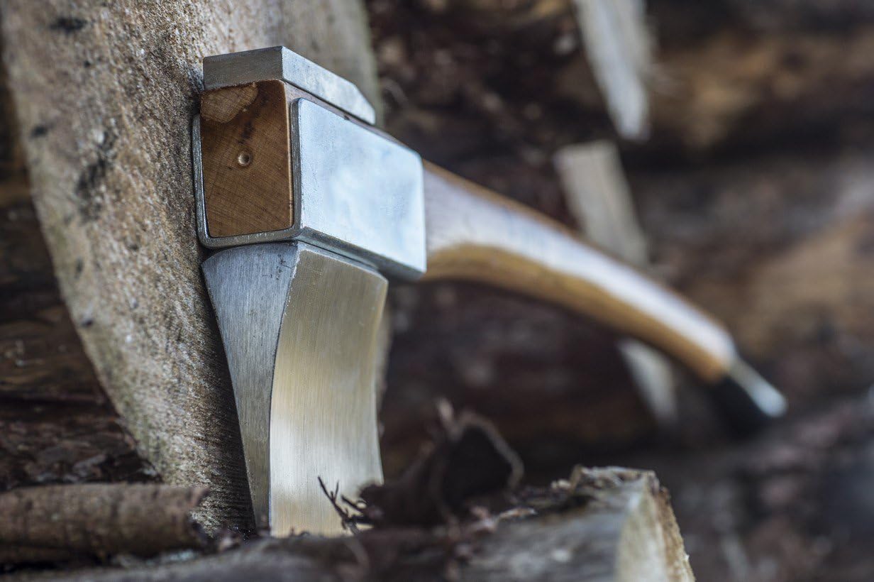 1844 Helko Werk Germany Vario Heavy Universal Axe - German Made Heavy Duty Large Felling Axe and Cutting Axe - Head 5.5 lbs, Handle 36 in. (Heavy Universal) #10055