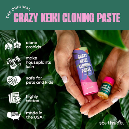 Keiki Cloning Paste by Southside Plants - Miracle Growth for Orchids & Houseplants - Generate New Life with Cytokinin, Hormones & Vitamins - 0.25oz x 2