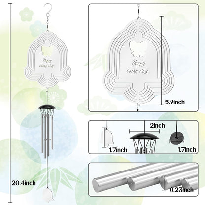 Wind Chimes with Bells Wind Spinner, Outdoor Garden Decor Wind Spinner, Gifts for Women, Mom, Retirement, Teacher, Parents Birthday, Memorial Gift for Garden Porch Patio Home Decor