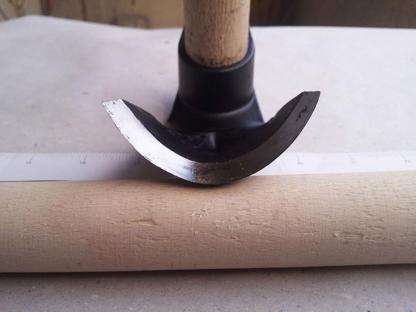 Curved Bowl Adze/Chisel - Ultra Small Curve - Steel 4150!!!