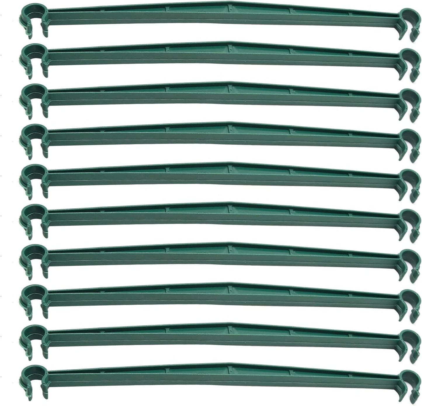 100 PCS Tomato Cage Connectors, Stake Arms for Tomato Cage, Expandable Trellis Connectors Plant Support Garden Stakes 12.6” Garden Plants Stake Arms Fit for 16mm Stakes, for Climbing Plants, Flowers