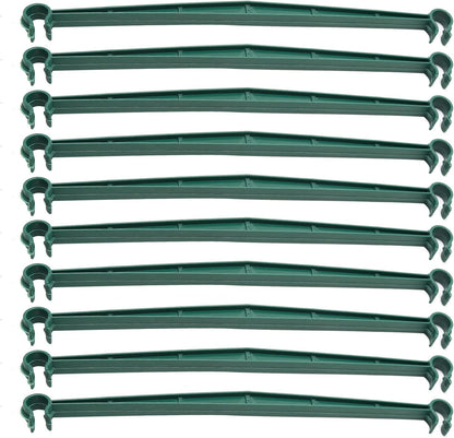 100 PCS Tomato Cage Connectors, Stake Arms for Tomato Cage, Expandable Trellis Connectors Plant Support Garden Stakes 12.6” Garden Plants Stake Arms Fit for 16mm Stakes, for Climbing Plants, Flowers