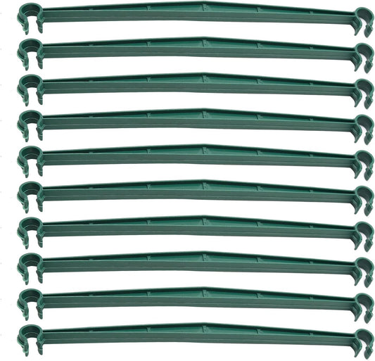 100 PCS Tomato Cage Connectors, Stake Arms for Tomato Cage, Expandable Trellis Connectors Plant Support Garden Stakes 12.6” Garden Plants Stake Arms Fit for 16mm Stakes, for Climbing Plants, Flowers