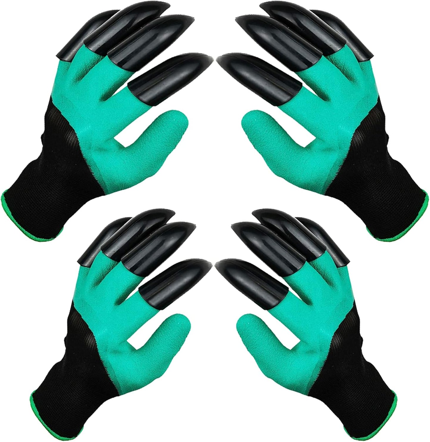 DCCPAA Garden Gloves with Claws,Claw Gardening Gloves for Digging,Planting, Weeding, Seeding-Waterproof for Men and Women