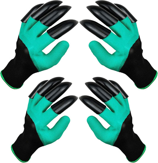 DCCPAA Garden Gloves with Claws,Claw Gardening Gloves for Digging,Planting, Weeding, Seeding-Waterproof for Men and Women
