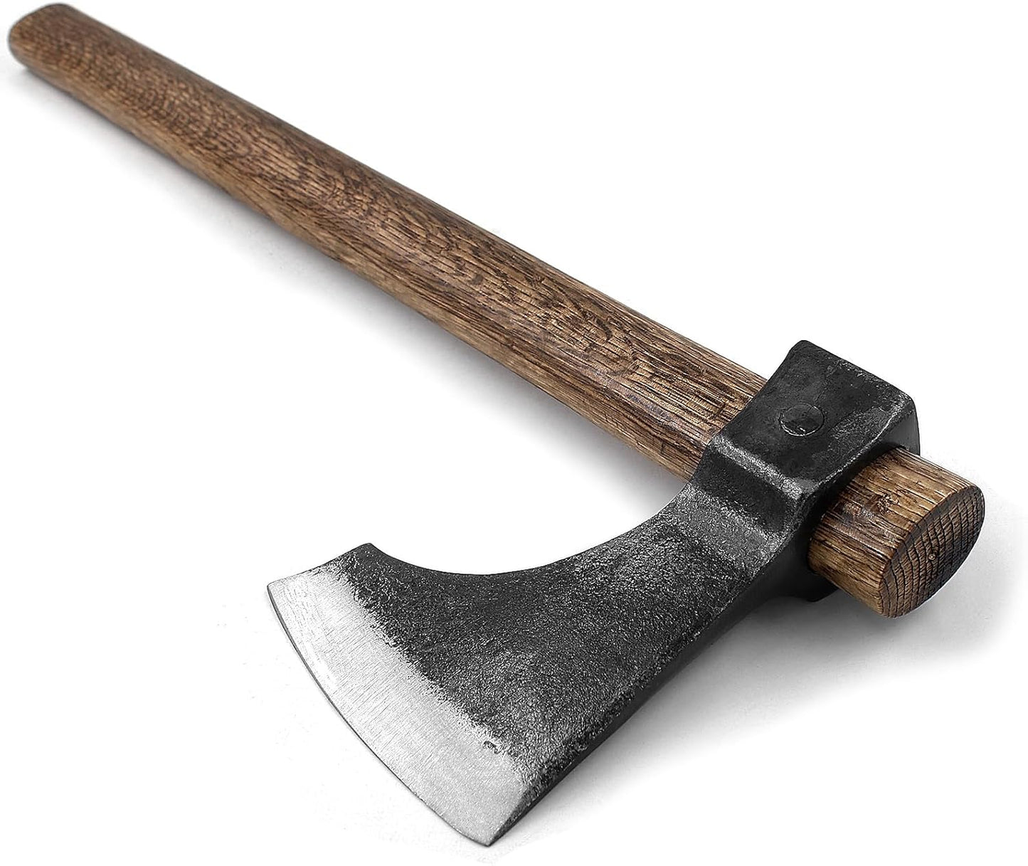 18.9" Throwing Axe, 3Pack Throwing Tomahawk with 1065 High Carbon Steel and Beech Wooden Handle, Well Balanced Great for Axe Throw ing Game, Competition and Recreation