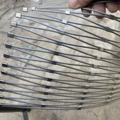 Stainless Steel Garden Netting 12 Gauge 40"X40" Deer Wire Fence -3" Mesh- Safety Netting Animal Barrier Fence Very Strong and Durable