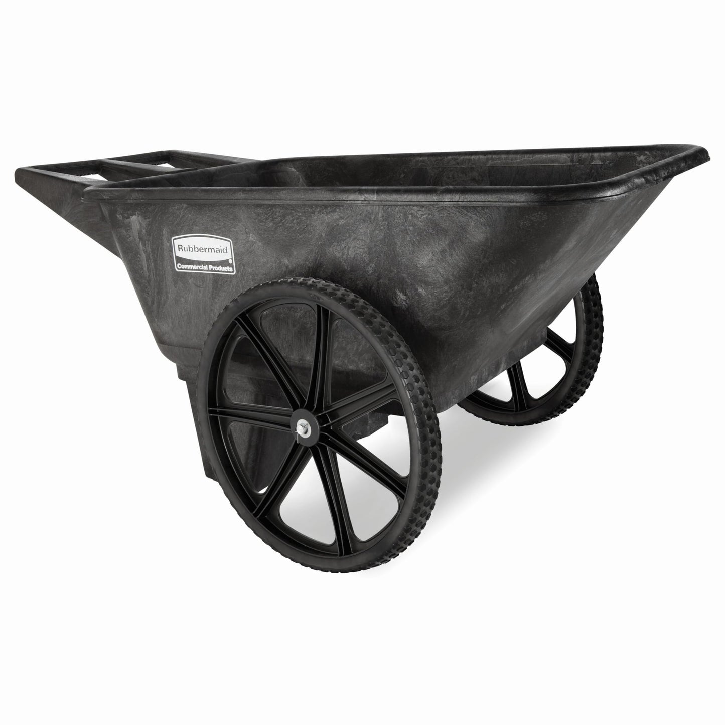 Rubbermaid Commercial Products 8.75 Cubic Foot, All-Weather, Big-Wheel Cart/Yard Cart/Lawn